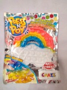 Zabawka sensoryczna push pop bubble chmura tęcza 