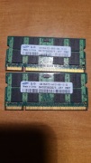 Pamięć ram do laptopa 2x2gb 4gb