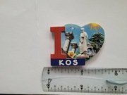 Magnes na lodówkę - 3g. KOS Serduszko 