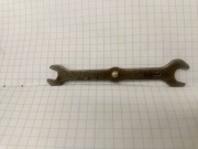 Stary Klucz że szczelinomierzem do regulacji zaworów 7-9 