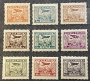 POLSKA Fi.216-224**, 1925r. - Wydanie na przesyłki lotnicze, gwarancja