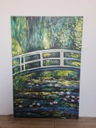 obraz ręcznie malowany Claude Monet "Japoński mostek  - likwidacja pracowni