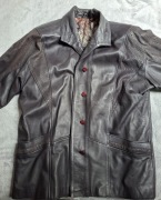 Kurtka damska eskóra brąz z poszewką 50