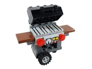 LEGO PRZEDMIOTY GRILL ELEKTRYCZNY NA KOŁACH 