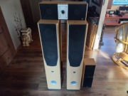 Kolumny zestaw 5.0 M-AUDIO HTS 501 bi-wiring sprawne!!