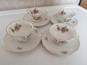 Rosenthal Porzellan Mokka filiżanki bardzo rzadkie 4 sztuki