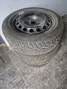 3 koła Golf 6 felga 1,  zimowa opona 205/55/R16 bieżnik 6mm