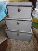 3 duże piękne skrzynie kufry ZOBACZ 