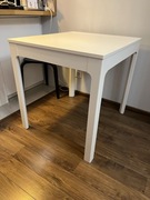 Rozkładany, biały stół EKEDALEN o wymiarach 80/120x70 cm