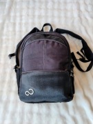 Dwukomorowy plecak, wzmacniane ścianki, wielofunkcyjny, na laptopa Fujitsu 