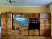 Meblościanka Fornir Orzech na wysoki połysk