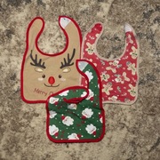 Zestaw 3 śliniaków świątecznych