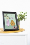 9. oniona - zabawna grafika/plakat 13x18cm