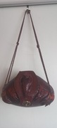 Torebka skórzana  Armadillo  Vintage 1940  Ręcznie robiona torebka  