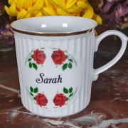 Porcelanowy kubek z imieniem Sarah - bp Collection - 260 ml