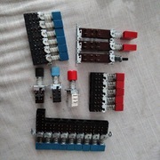 Przyciski isostat włączniki demontaż posrebrzane 