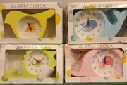ZEGAR Z ALARMEM RÓŻOWY DLA DZIECI BUDZIK  ZEGAREK OZDOBNY STOJĄCY