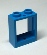 LEGO 4 x 60592 okno łukowe 2x2 - lazurowy ciemny