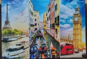 TREFL PUZZLE 4000 el PREMIUM QUALITY PARYŻ WENECJA BIG BEN KOMPLETNE