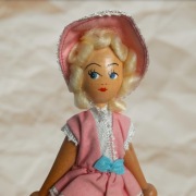 Polska drewniana lalka 1950 spółdzielnia Gromada gratka dla kolekcjonerów!