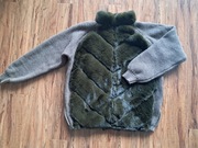 nowy ciepły sweter rozmiar/kurtka z metki M ale to raczej L