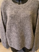 H&M ciepły duży sweterek wełna alpaka XL oversize 46 48