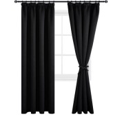 2 Zasłony 117x228cm. Zaciemniające Termiczne Z Taśmą i Tunelem