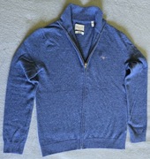 Sweter Gant rozsuwany z wełny jagnięcej rozmiar S