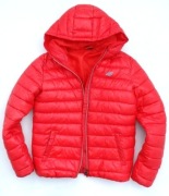 chłopięca Kurtka pikowana puchowa 4F czerwona też jordan zara benetton 164