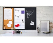 Tablica suchościeralna, magnetyczna, korkowa 3w1 90x60 