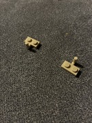 LEGO 1X2 ZACZEP, HAK BEŻOWY PIASKOWY 88072 2 SZT