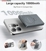 Powerbank Lessmor magnetyczny do IPhone i innych z Mag.