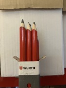 KOMPLET 6 SZT OŁÓWEK STOLARSKI KAMIENIARSKI ROBOCZY MEBLOWY WARSZTATOWY