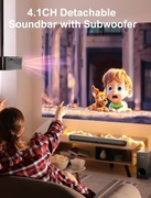 200W 4.1-kanałowy soundbar z subwooferem – odłączany soundbar Blutetooth