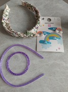 Ozdoby Do Włosów Opaski Nowe Spinki Bransoletka Mama Córka Tęcza Kwiaty 