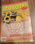 Moje robótki-  Krzyżykowe obrazy i szydełkowe serwetki  8/2004