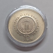 10 złotych 1969 25 lat PRL w kapslu Real foto