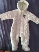 Kombinezon zimowy niemowlęcy biały r. 80 C&A NOWY z metką