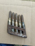 Ładownik Mannlicher łódka łuski czubki nie mauser militaria