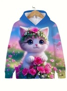 Bluza z kotkiem dla przedszkolaka 
