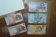 Sierra Leone zestaw banknotów 5 sztuk stan 1