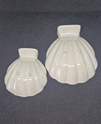 Zestaw 2 talerzyków muszelek na torebki od herbaty