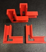 KĄTOWNIK STOLARSKI 90° DO PŁYT 18 MM – ZESTAW 4 SZT. UCHWYTY MONTAŻOWE