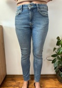 Spodnie jeansowe jeansy stretch super skinny fit Bershka rozmiar 36 S