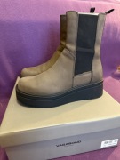 Vagabond – unikalne botki / sztyblety khaki | r. 38