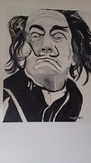 Portret Salvadore Dalego 100 /80 cm płótno. 