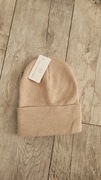 Grace focus fashion jasny beż czapka beanie nowa