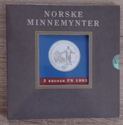 Norwegia 5 koron 1995 ONZ UNC