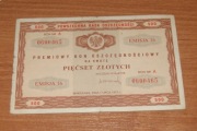 Premiowy Bon Oszczędnościowy 500 zł 1971 rok PRL