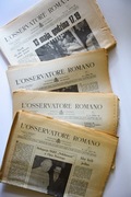 L'osservatore Romano Wydanie polskie , lata 1980-1981- 17 numerów